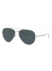 Oliver Peoples The Row Casse Aviator Silver Sunglasses OV1277ST-5036R5-58