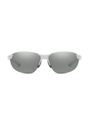 Smith Optics Parallel 2 Matte White and Polarized Platinum Mirror Sunglasses 2019086HT71XN