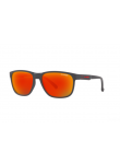 Arnette Men's Urca Dark Grey Red/Yellow Rectangle Sunglasses AN4257 26206Q-57